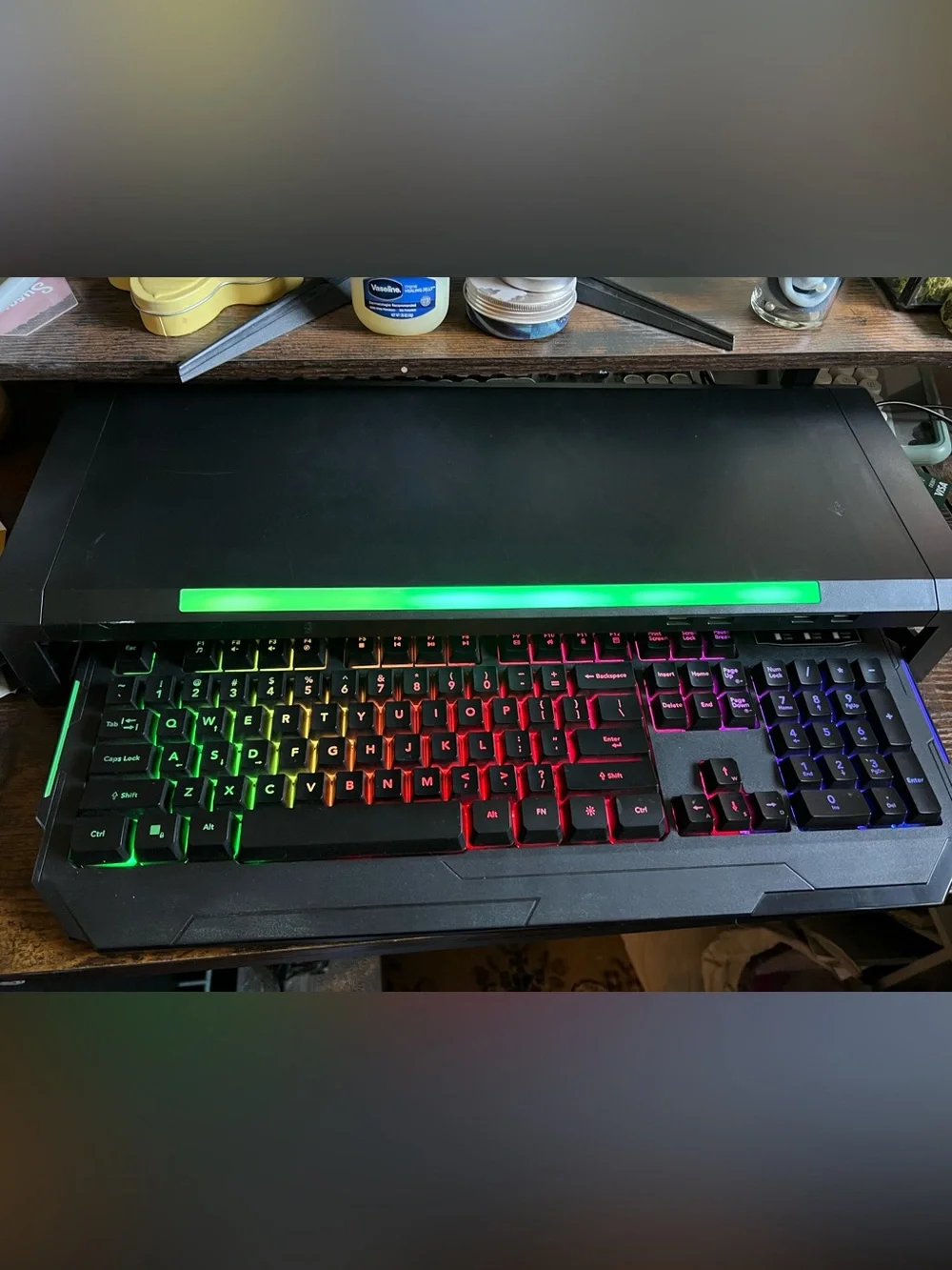 Black Backlit Gaming Keyboard